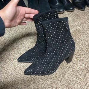 Charles David metal studded booties - size 7.5